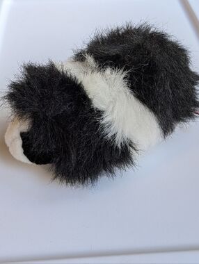 Plush Guinea Pig Stuffed Animal, Fluffy Douglas Long Haired Stuffie, 9 Inch